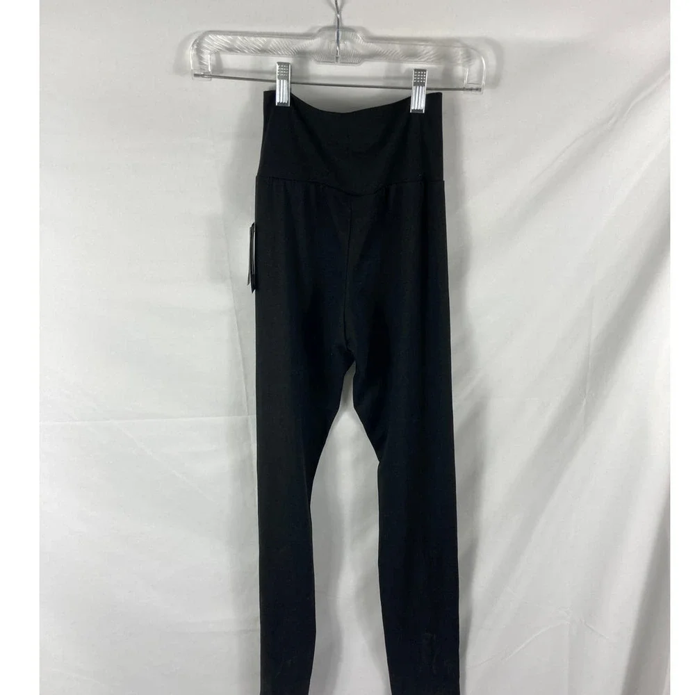 NWT Melrose and Market Black Front Slit Legging Size XXS